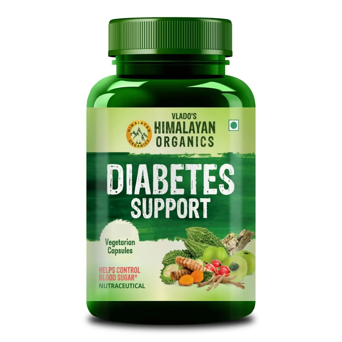 Himalayan Organics Diabetes Support – Herbal Blood Sugar Wellness Capsules